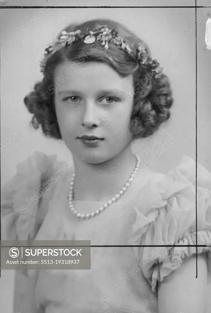 The Royal Wedding H.R.H. Princess Alexandra -- Daughter of H.R.H. The Duchess of Kent and the late Duke of Kent, who is likely to be a bridesmaid at the wedding of H.R.H. Princess Elizabeth and Lieutenant Philip Mountbatten. August 14, 1947. (Photo by Hay Wrightosn, Harris's Picture Agency)
