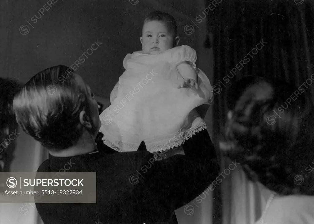 Prince Charles With Mother And Father - British Royalty. June 30, 1952. (Photo by Baron, Baron Photo Centre Ltd.).