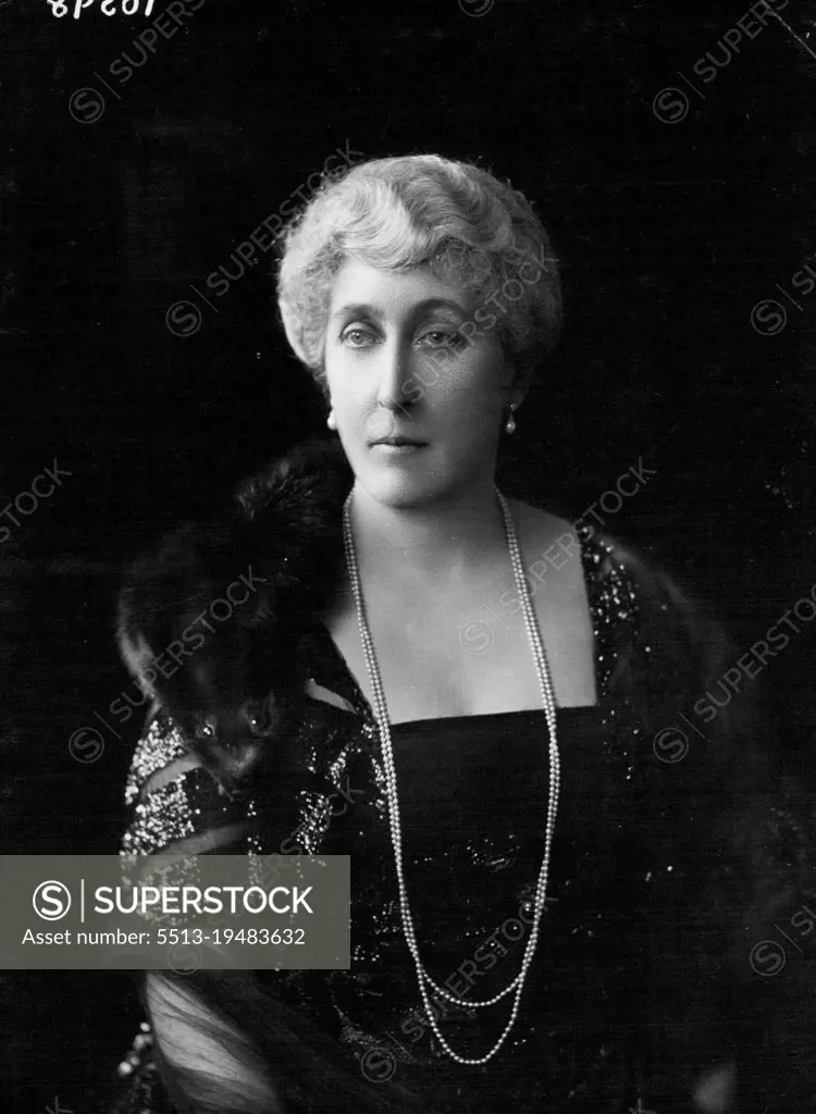 Princess Helena (Victoria Louise Sophie Helena daughter of the late Princess Christian of Schlegwig - Holstein, who was sister of King Edward). Princess Helena is a cousin of the King. She was born May 3. 1870. August 07, 1933. (Photo by Clark's Press Features).