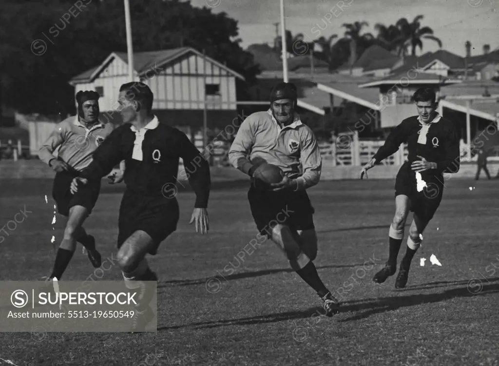 Rugby Union 1946 NSW v Qld. January 07, 1946.