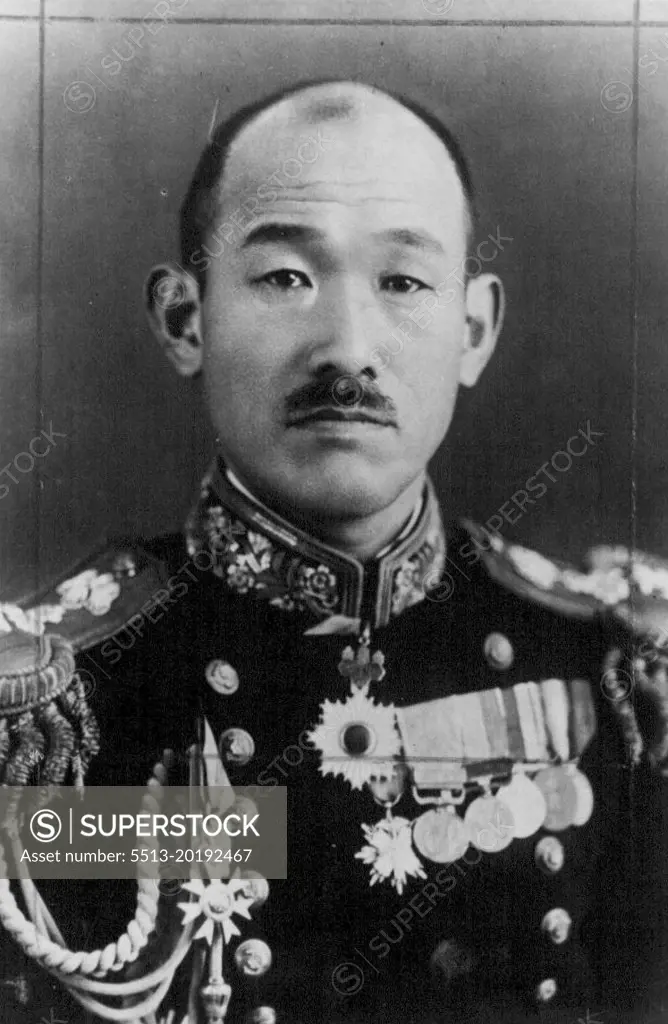 Admiral Sankichi Takahashi, Commander-in-Chief of the Combined fleets. October 25, 1936. (Photo by The Domei News Photos Service).