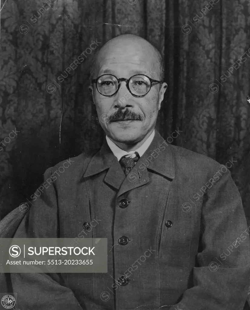 Alleged Major Japanese War Criminal -- Hideki Tojo, Former General, premier and war Minister from December 2, 1941 to July, 1944, is one of the 25 alleged Major Japanese war criminals on trial at the international military tribunal for the Far East in Tokyo, Japan. Hideki Tojo... "I feel I did no wrong". August 25, 1947. (Photo by McDonald, U.S. Army Signal Corps).