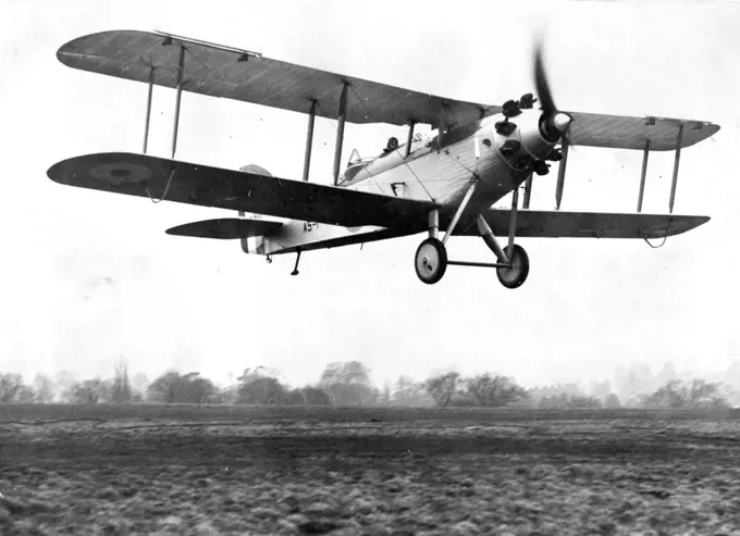 Australia's New Aircraft. First R.A.A.F. "Wapiti" Christened. A demonstration flight by Flight-Lieut. L. Pacet after the ceremony, at Yeovil. Lady Ryrie, the wife of the wish Commissioner for Australia, yesterday at the Westland Aircraft Works, christened the first of a fleet of twenty-eight "Wapiti" general purposes" aeroplanes, fitted with "Jupiter" engines, ordered for the Royal Australian Air Force. This batch of machines is fitted with wing slots, but, unlike the name type supplied to the R