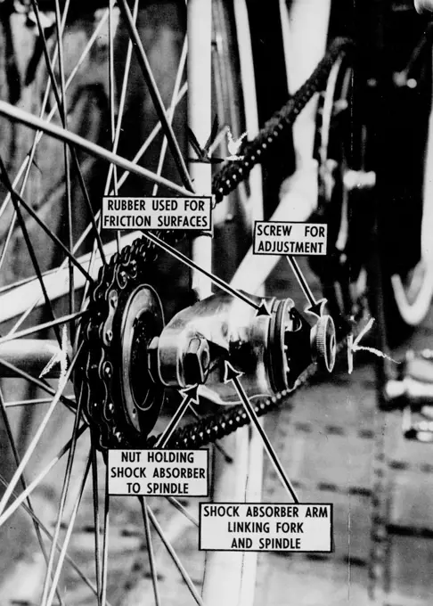 Cycles. August 23, 1950. (Photo by Daily Mail Contract Picture). ;Cycles.