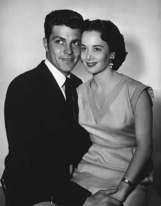 Dale Robertson, Jacqueline Wilson. August 28, 1952.
