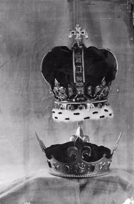 St. Edward's Crown. Mr. Max Berman's collection of Coronation Replicas. October 02, 1936.