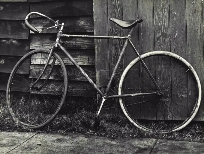 Dead Boy's Cycle - Bicycle belonging to a youth, whose body was found early to-day at the Victoria Tannery, Mascot. October 05, 1932.
