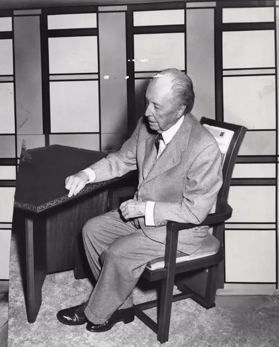 Frank Lloyd Wright Architect. November 17, 1955.