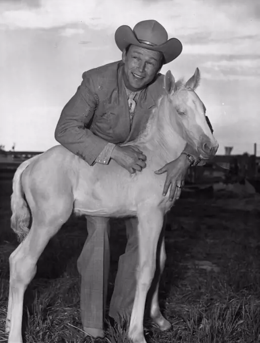 Horses - Movie - Easter -- son of Trigger, Roy Rogers horse. May 05, 1952.