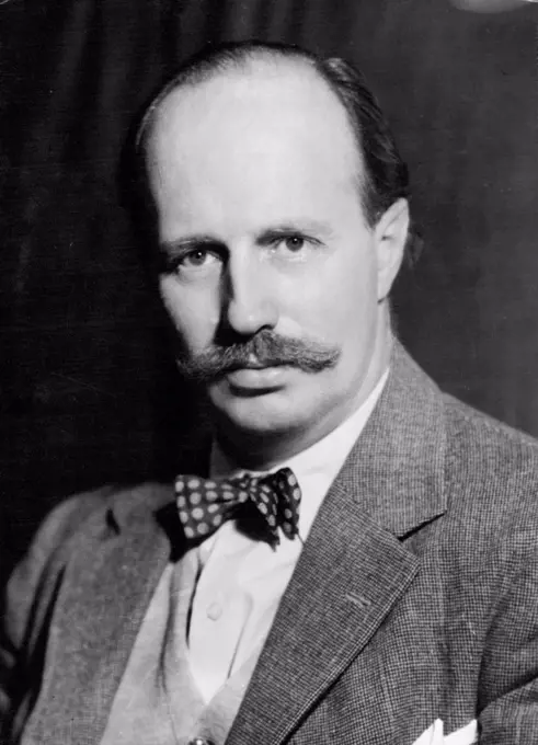 Basil Spence, O.B.E. Architect -- He planned the winning design for the new Coventry Cathedral; he designed the Sea and Ships Pavillion for the Festival of Britain, 1951, and was adviser to the Board of Trade for British Industries Fair, 1947-1949. March 14, 1952. (Photo by Camera Press).