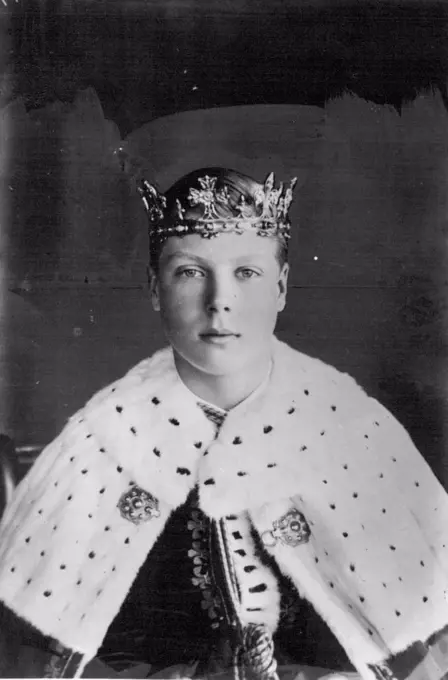 Duke Of Windsor As Prince Of Wales - British Royalty. November 05, 1931.