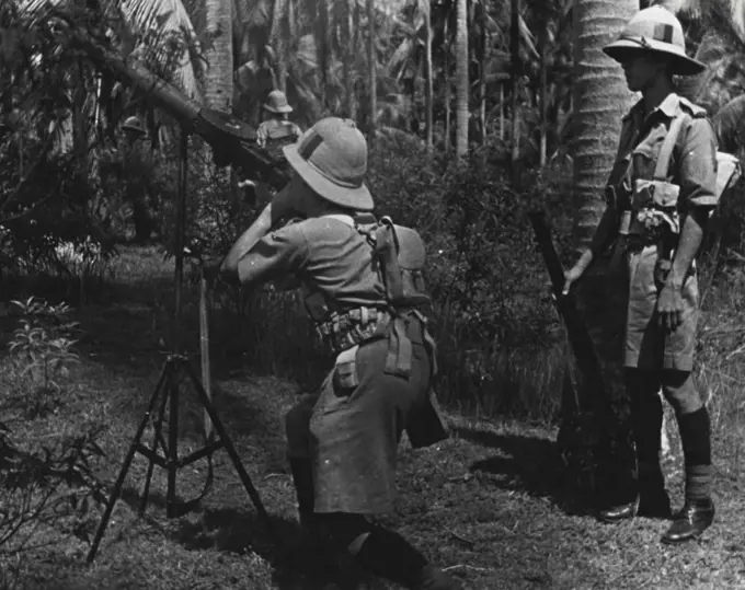 A ***** gunner in the Malayan jungle. July 28, 1941.