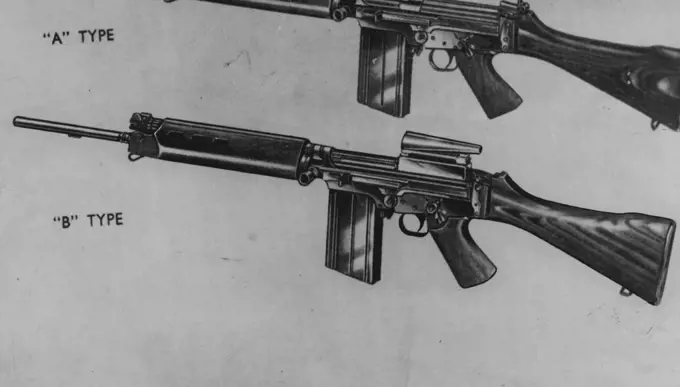 The new Belgian rifle (FN .30). February 3, 1955.