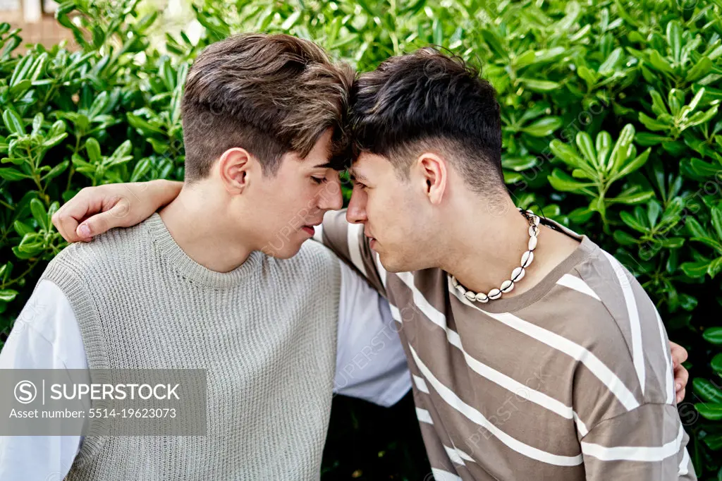 Moment Of Intimacy Of A Gay Couple