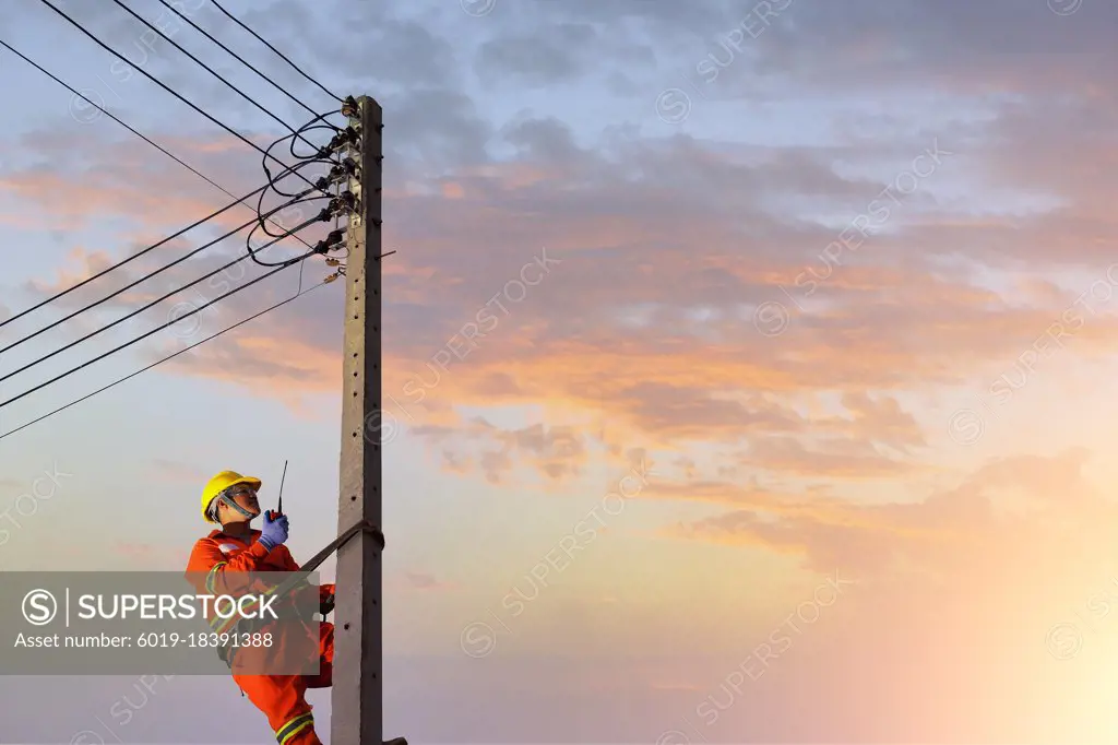 electricians work with high voltage electricity.