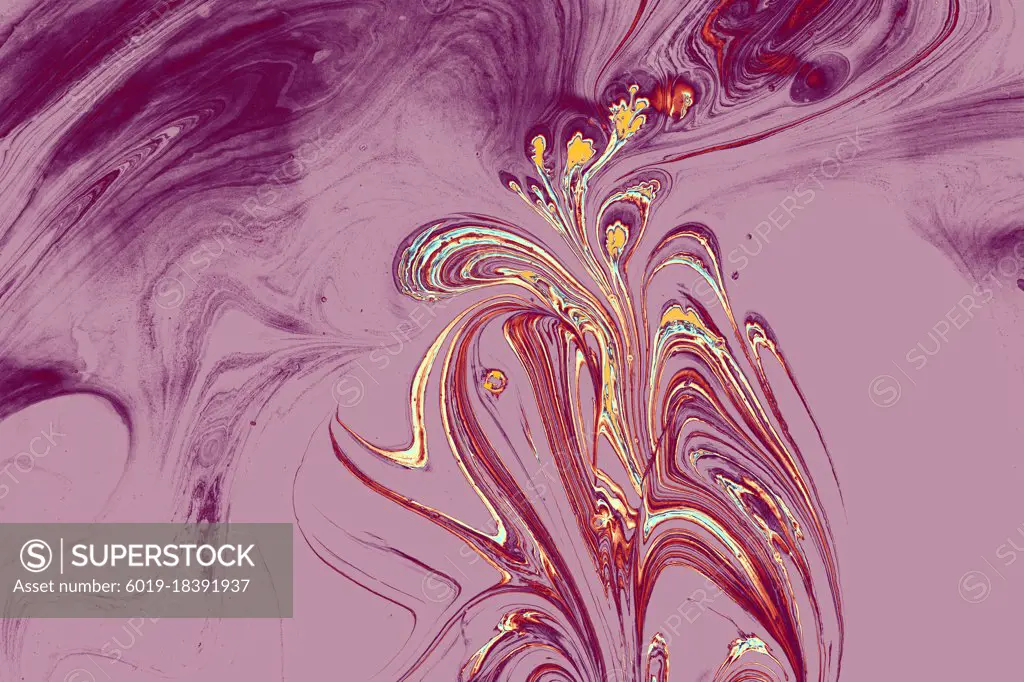 Colorful paint patterns as Abstract art background texture