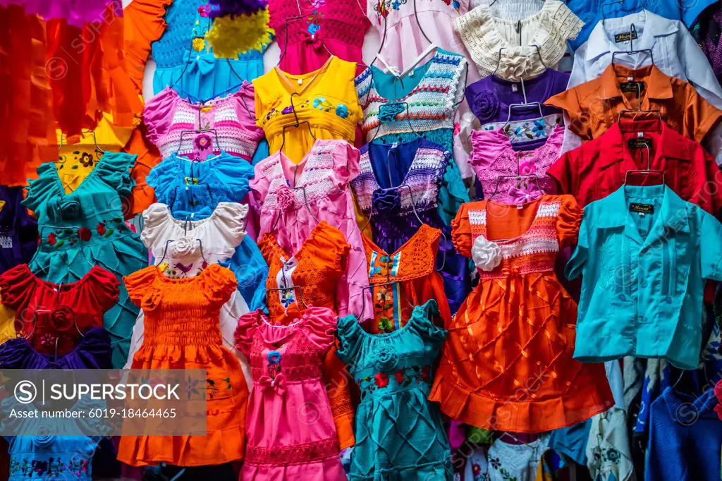 A traditional Mexican clothing in Nuevo Progreso, Mexico