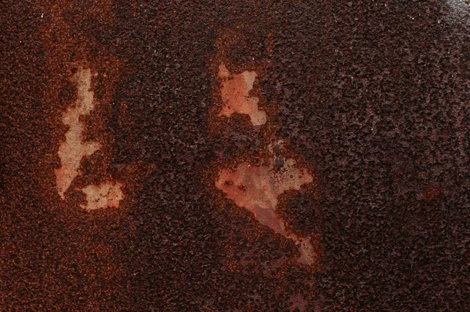 Panoramic grunge rusted metal texture