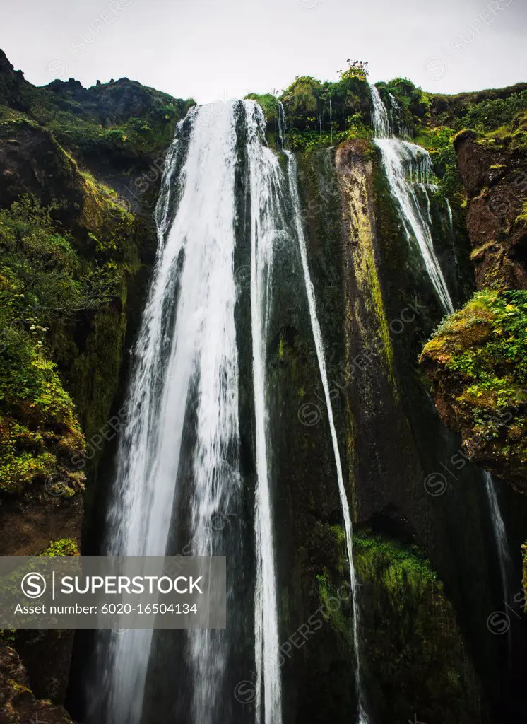 Kvernufoss waterfall, Southern Iceland, Scandinavia, Europe