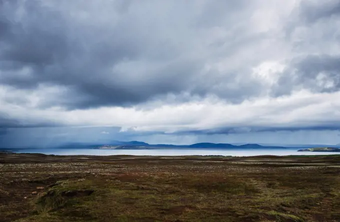 Empty landscape of Southern Iceland, Scandinavia, Europe