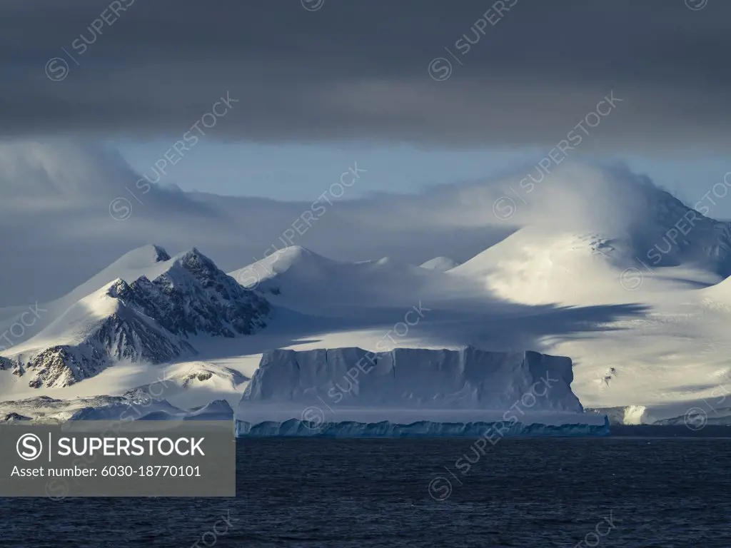 Dramatic light on the White Continent, Antarctic Peninsula, Antarctica