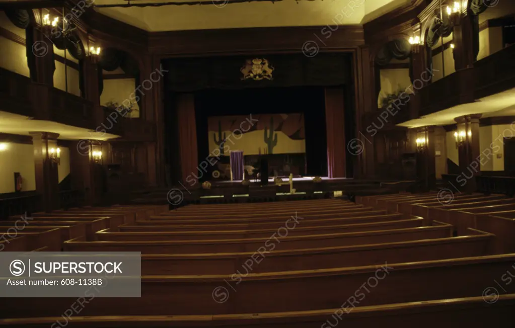 Interiors of a theater, Dock Street Theater, Charleston, South Carolina, USA