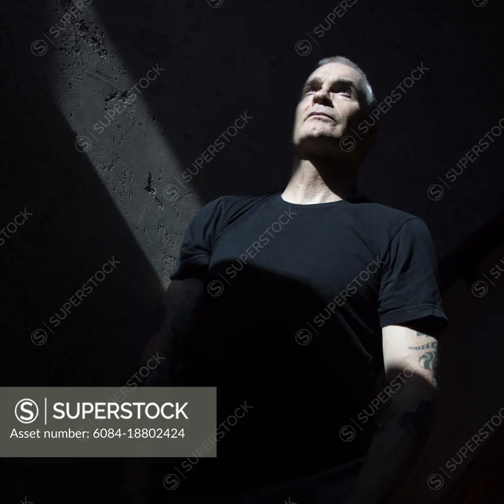 Henry Rollins in the Hollywood Hills, Los Angeles, 2020.
