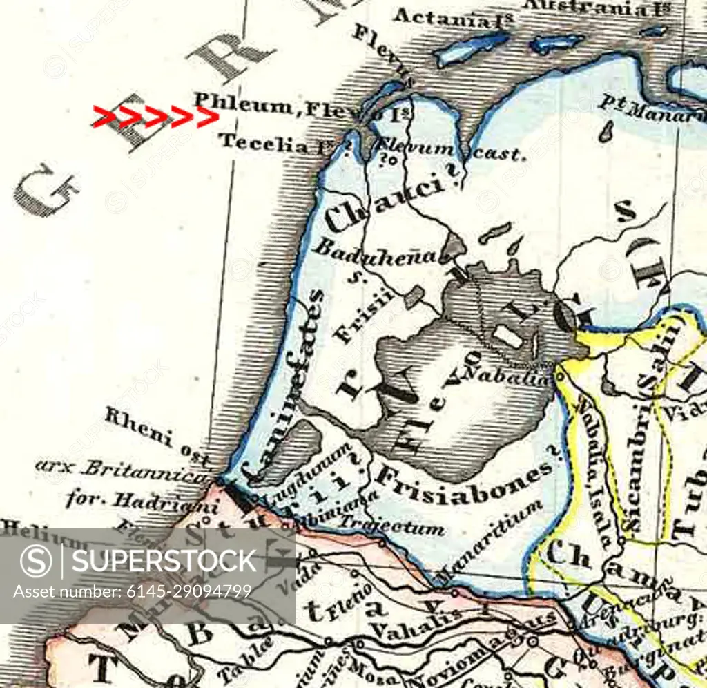 1865 Spruner Map FLEVVM