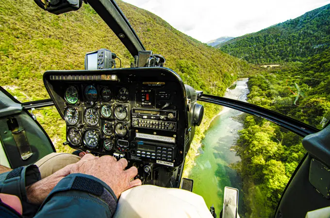 Flying into backcountry rivers in New Zealand for some fly fishing is fun.