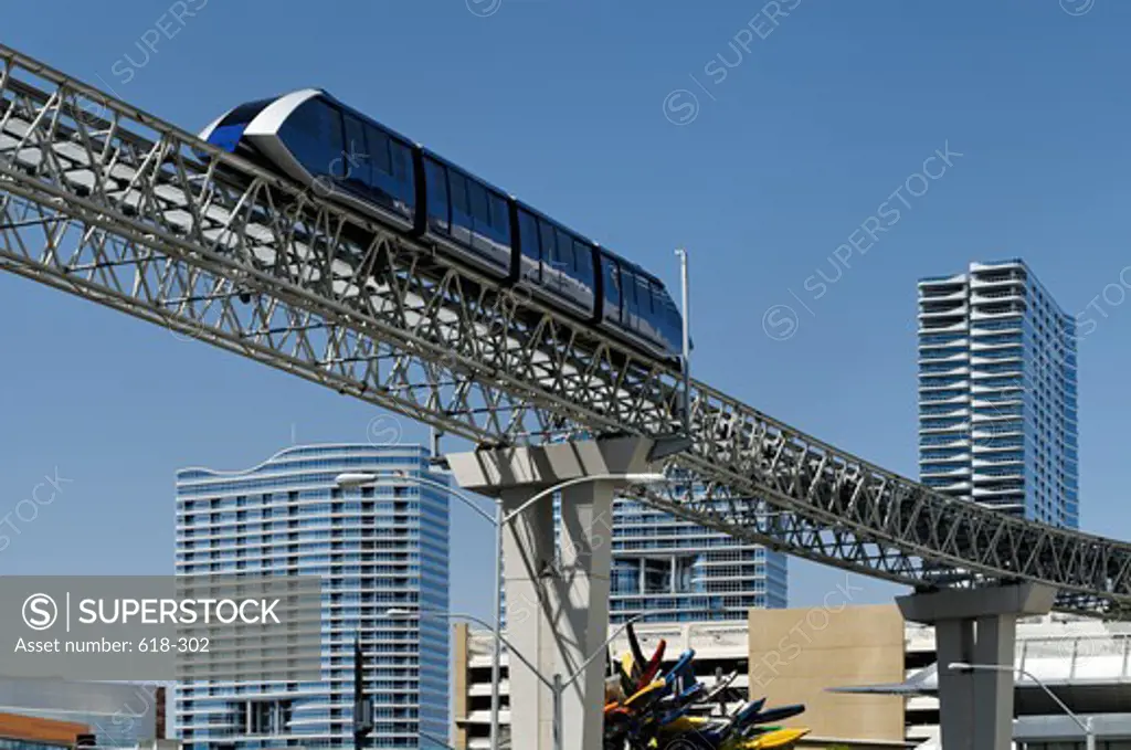 Automated people mover system, Panorama Towers, CityCenter, Las Vegas, Nevada, USA