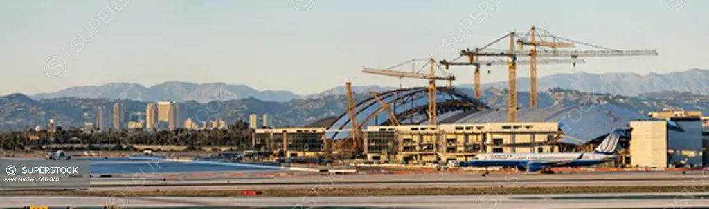 USA, California, Los Angeles, Westchester, Los Angeles International Airport, Terminal under construction