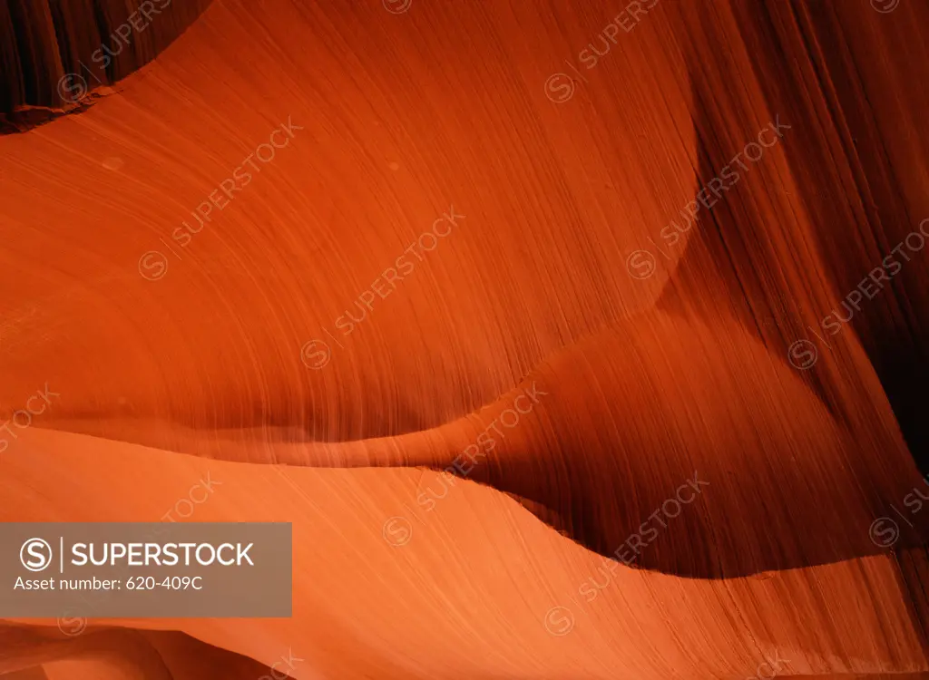Close-up of a natural pattern on a rock, Antelope Canyon, Arizona, USA