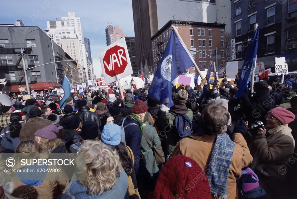 Peace March Against the War in Iraq February 15, 2003 New York City, USA