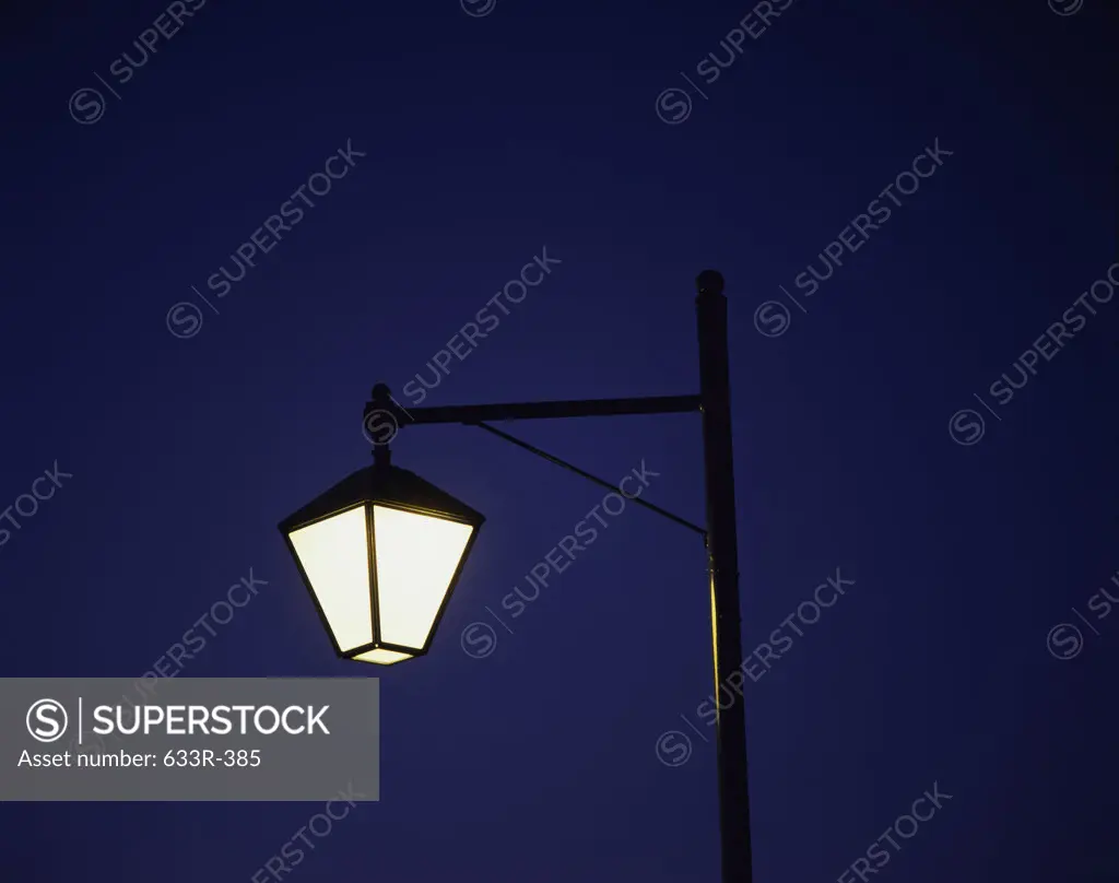 Low angle view of a street light