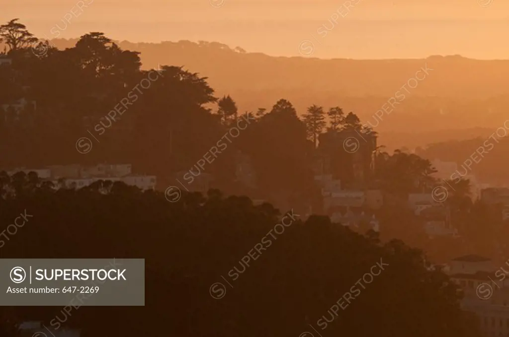 USA, California, San Francisco, sunrise