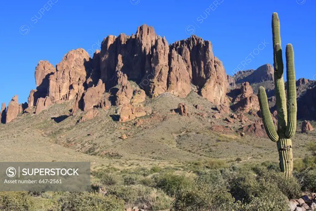 USA, Arizona, Superstition Mountains