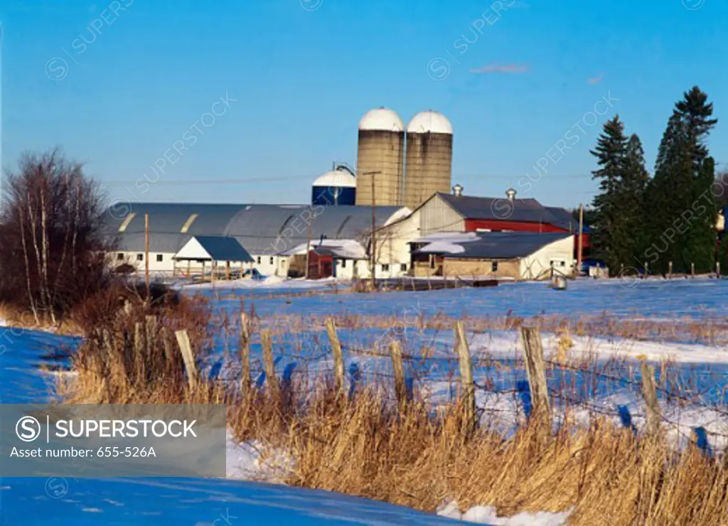 Dairy barn, Pocono Mountains, Pennsylvania, USA