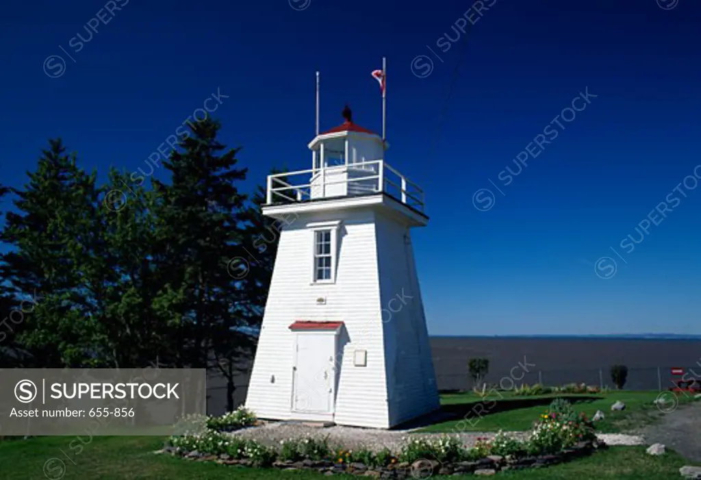 Lighthouse on the coast, Walton Lighthouse, Walton, Nova Scotia, Canada