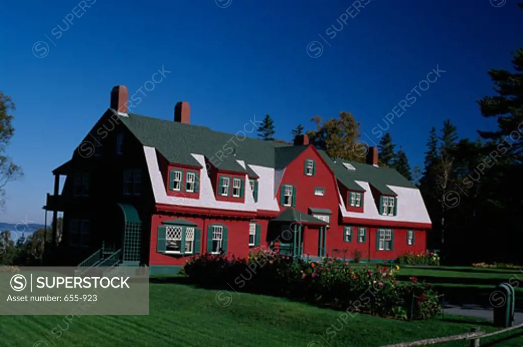 Canada,  New Brunswick,  Roosevelt Campobello International Park,  Franklin Roosevelt Cottage