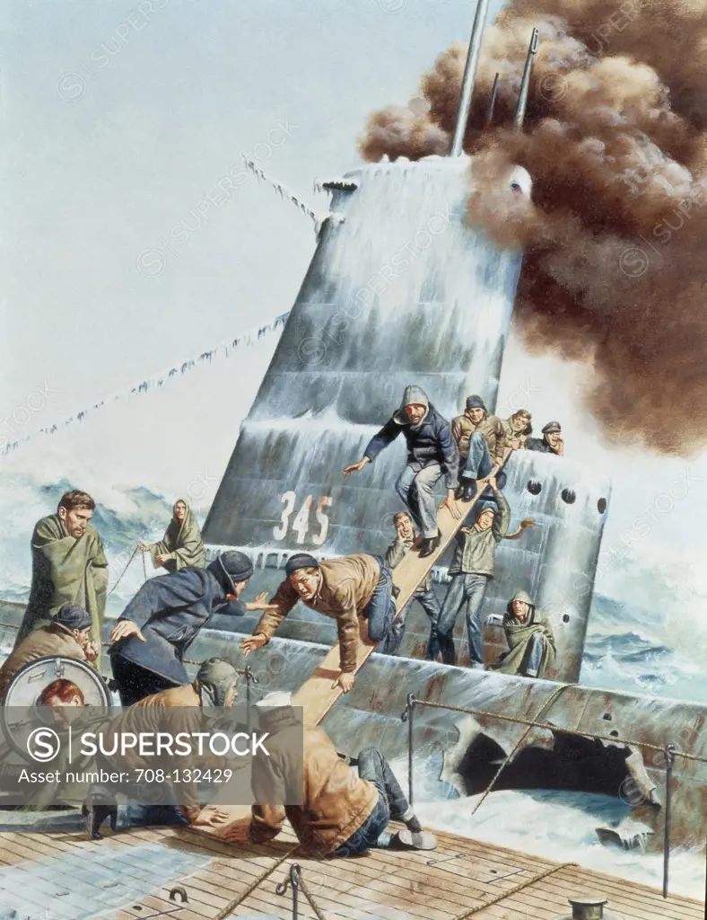 Submarine Rescue  Stanley Borack (b1927/American) 