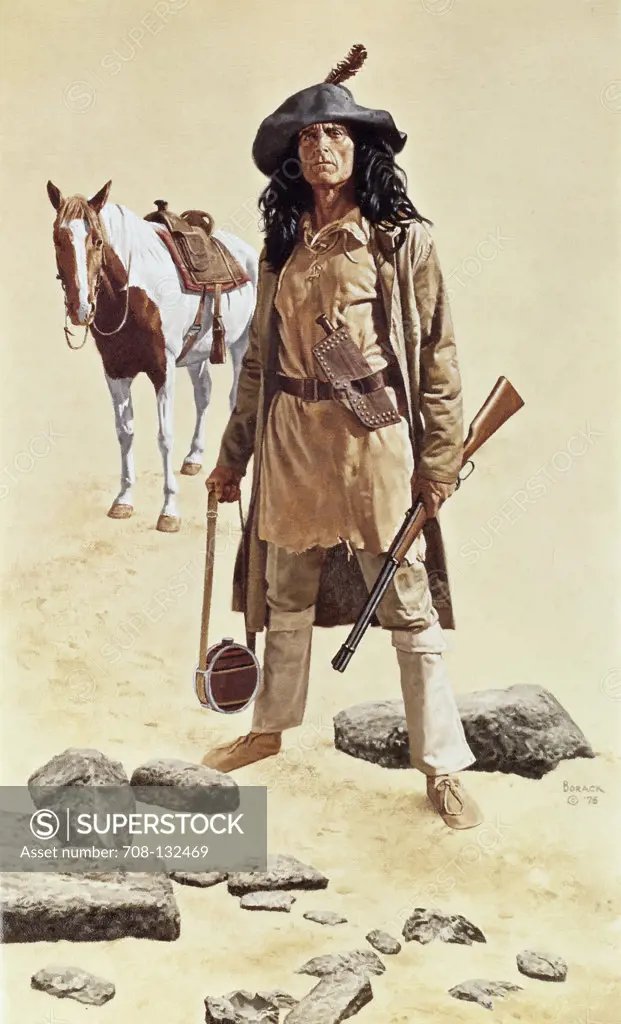 Native American Guide  1976 Stanley Borack (b1927/American)