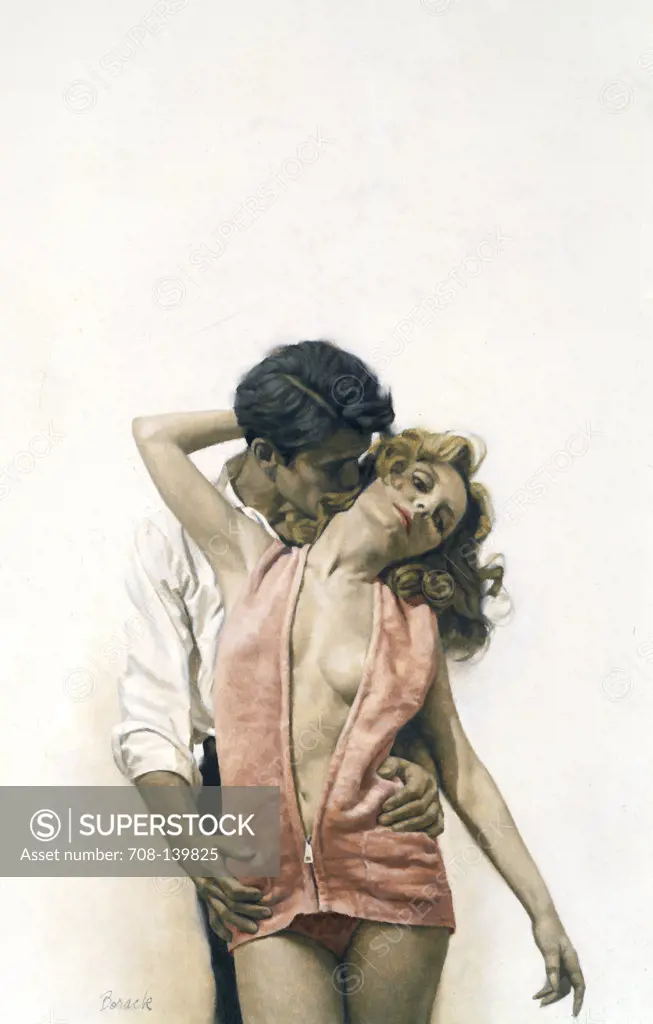 Young couple by Stanley Borack, 20th century