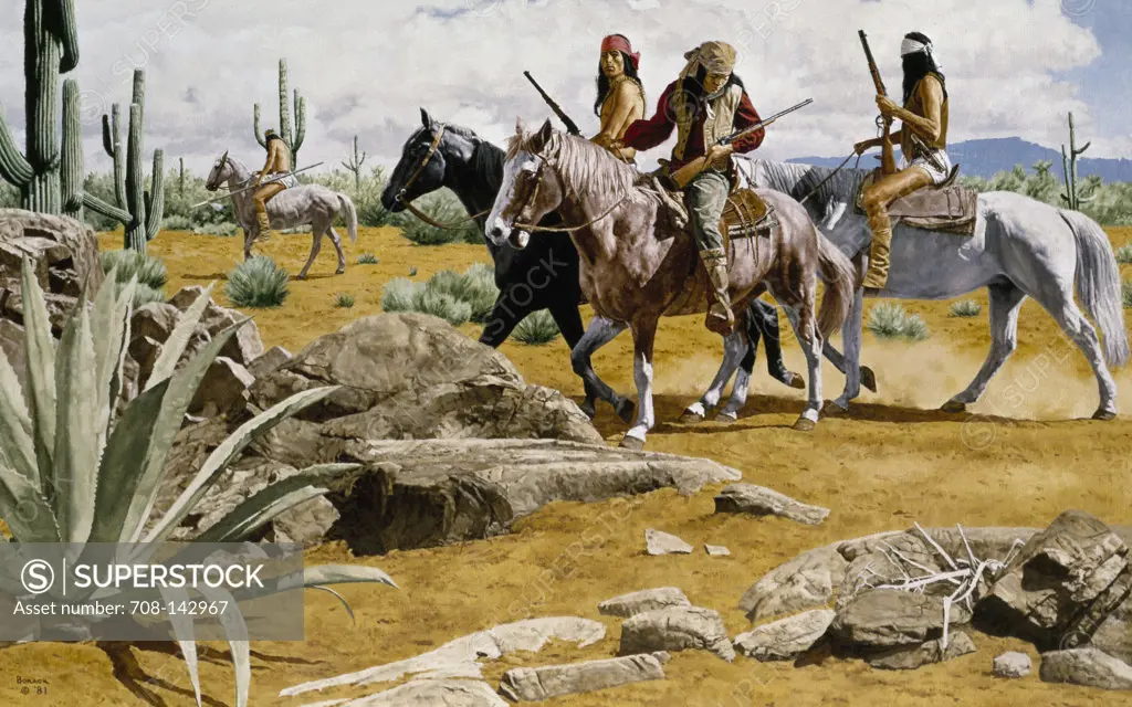 Looking For Tracks In The Desert  1981 Borack, Stanley(1927- American)  