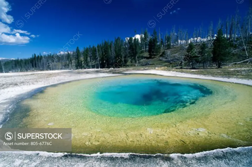 Beauty Pool Yellowstone National Park Wyoming USA