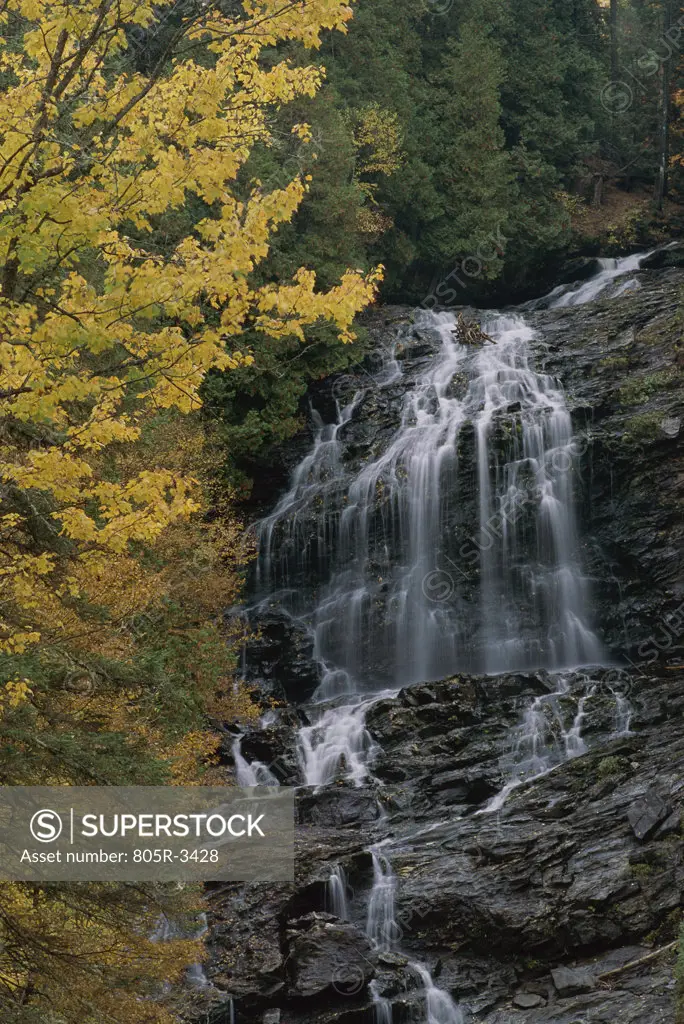 Waterfall at New Hampshire, USA