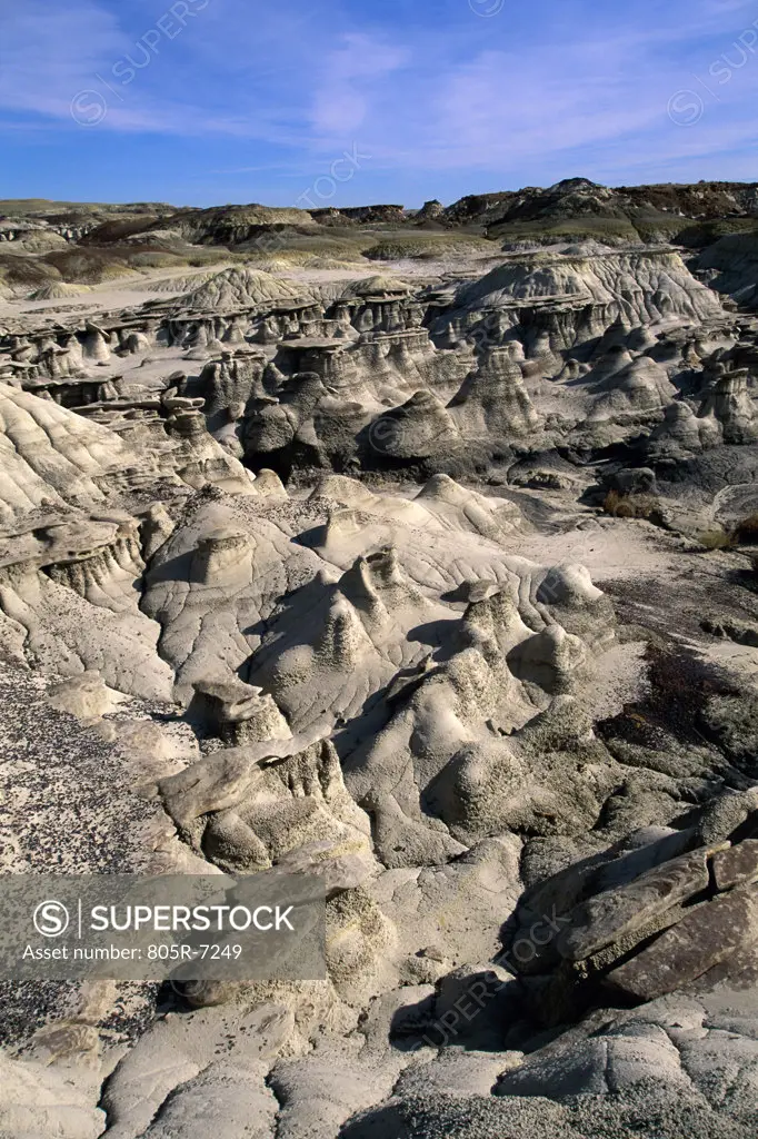 Rock formations at Bisti Wilderness Area, New Mexico, USA