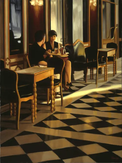 Early Morning Light by Dale Kennington, oil on canvas, 1998, 20th century art