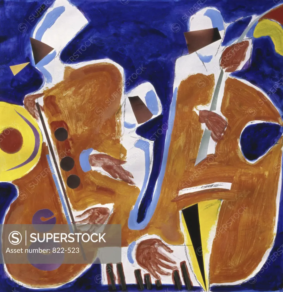 Jazz Collage I Gil Mayers (b.1947/American)