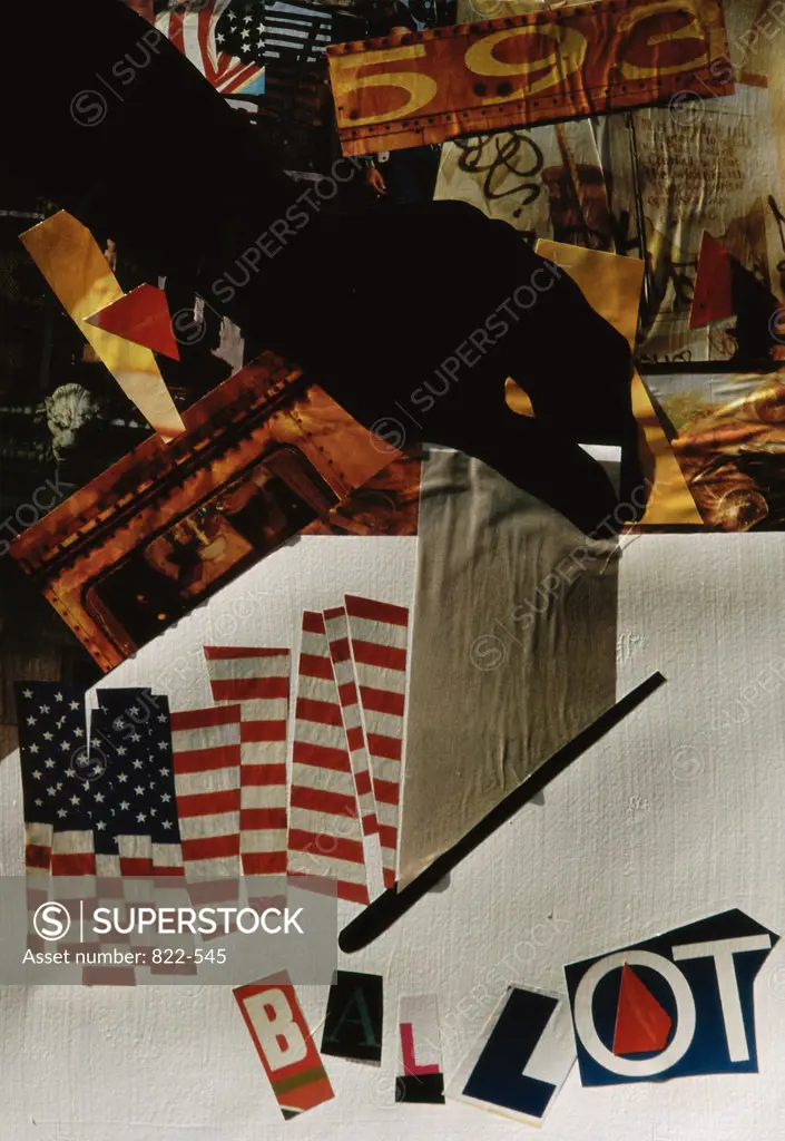 Ballot Box, 2005, Gil Mayers (b.1947/American), Collage
