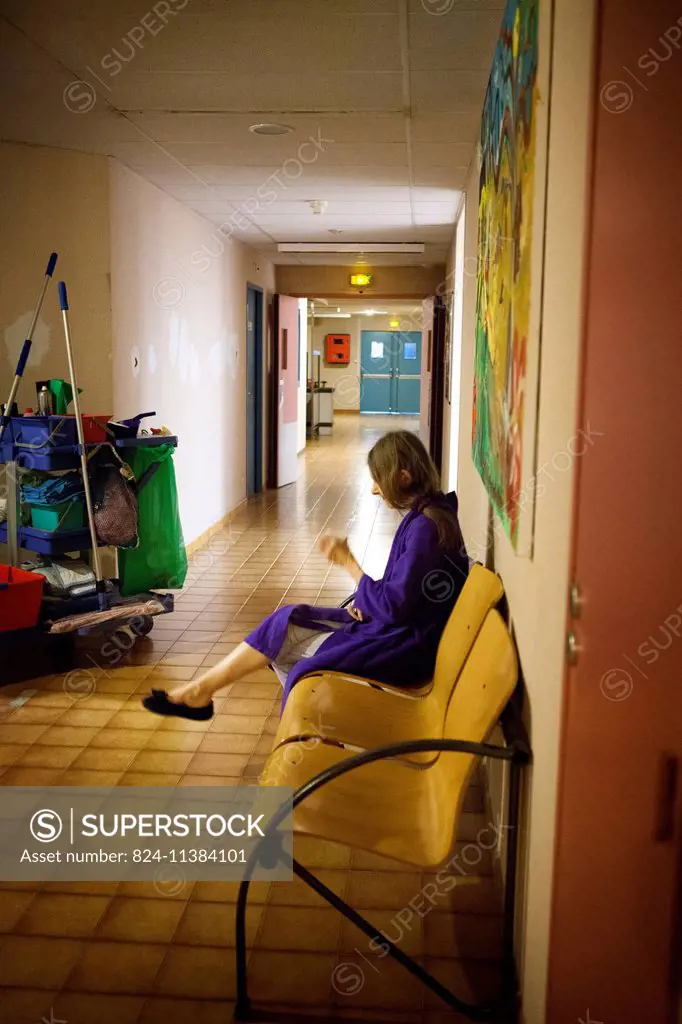 Reportage in the psychiatric unit of a hospital in Haute Savoie, France.